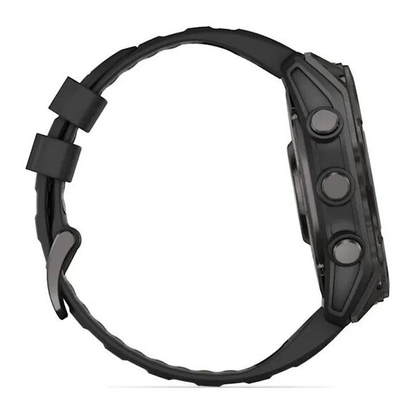 Zegarek sportowy Garmin Garmin Fenix 8 51mm Slate Gray z Czarnym Paskiem