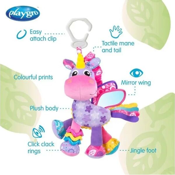 Playgro PLAYGRO plush hanging toy Activity Friend Stella Unicorn, 186981