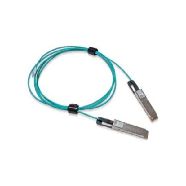 Kontroler NVIDIA NVIDIA - 200GBase-AOC Direktanschlusskabel - QSFP56 zu QSFP56 - 5 m - Glasfaser - Active Optical Cable (AOC)