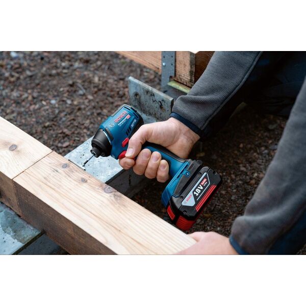 Klucz udarowy Bosch Bosch cordless impact wrench GDR 18V-220 Professional, 18Volt (blue/black, 2x Li-Ion battery 5.0Ah, Bluetooth, in L-BOXX)