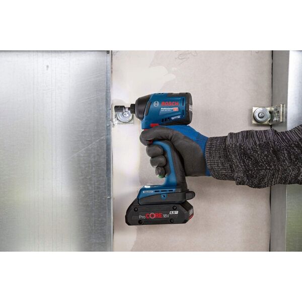 Klucz udarowy Bosch Bosch cordless impact wrench GDR 18V-220 Professional, 18Volt (blue/black, 2x Li-Ion battery 5.0Ah, Bluetooth, in L-BOXX)