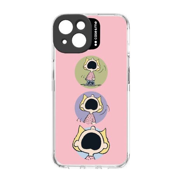 SBS Mobile CASE ME by SBS PEANUTS CASE IPHONE 14 WITH CAMERA LENS PROTECTION pink backcover standard