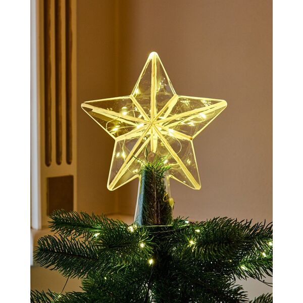 Sirius Home 37700, Light decoration figure, Transparent, Glass, Star, 20 lamp(s), LED