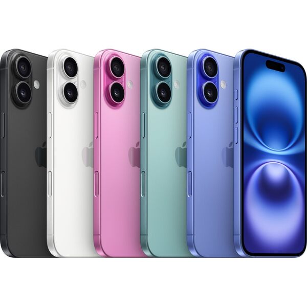 Smartfon Apple  iPhone 16 5G 8/256GB Biały  (MYEF3HX/A)