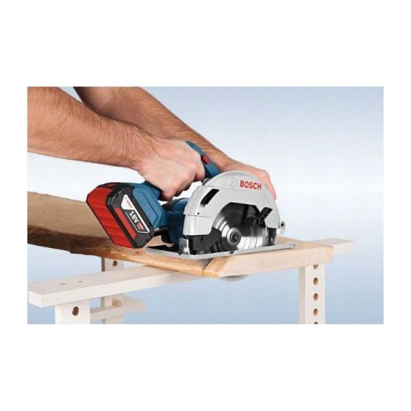 bosch powertools Bosch cordless circular saw GKS 18V-57-2 Professional solo (blue/Kolor: CZARNY, without battery and charger)