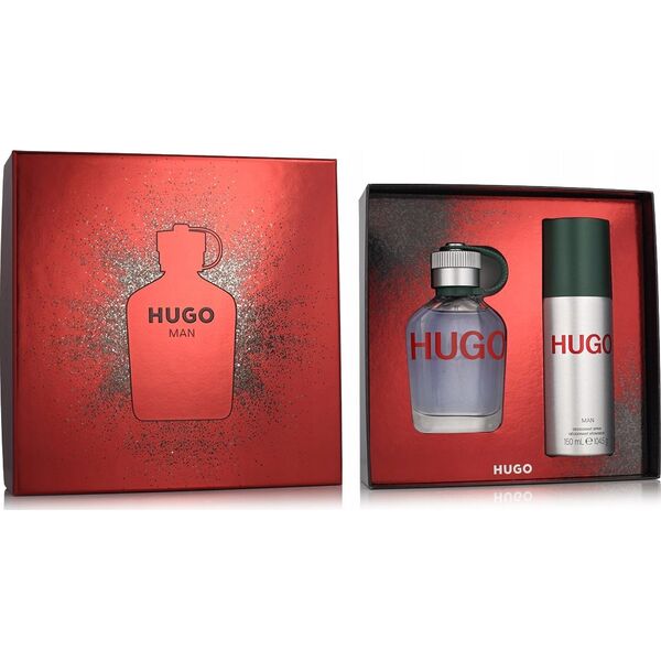 Hugo Boss HUGO Man rinkinys vyrams (EDT, 75 ml + dezodorantas, 150 ml)