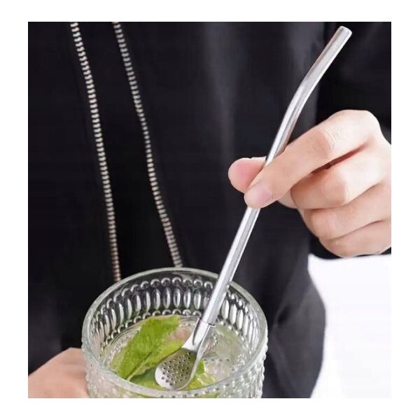 Bombilla (straw for drinking mate) Cebador Alfa