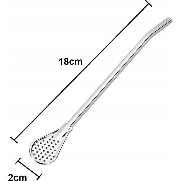 Bombilla (straw for drinking mate) Cebador Alfa