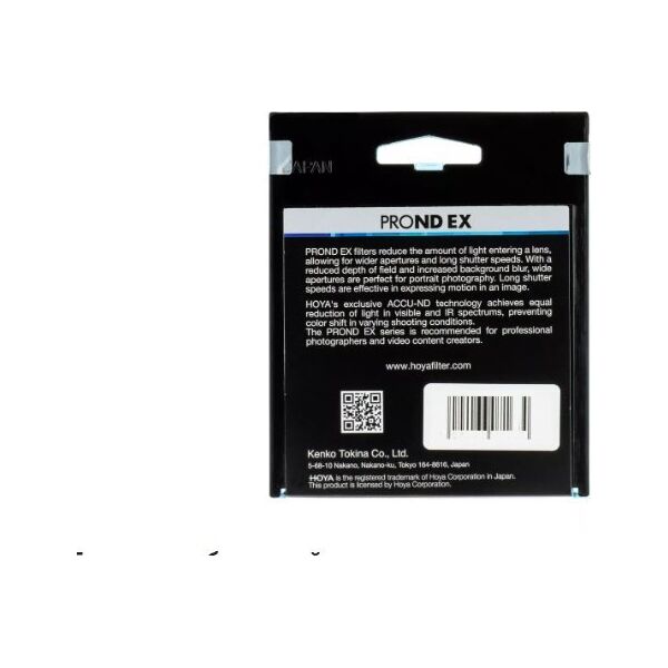 Hoya filter neutral density ProND EX 8 67mm