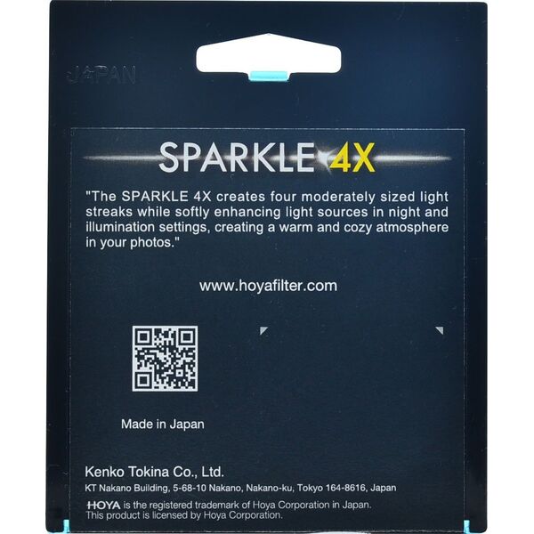 Hoya filter Sparkle 4x 67mm