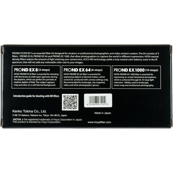 Hoya Filter Kit ProND EX 67mm