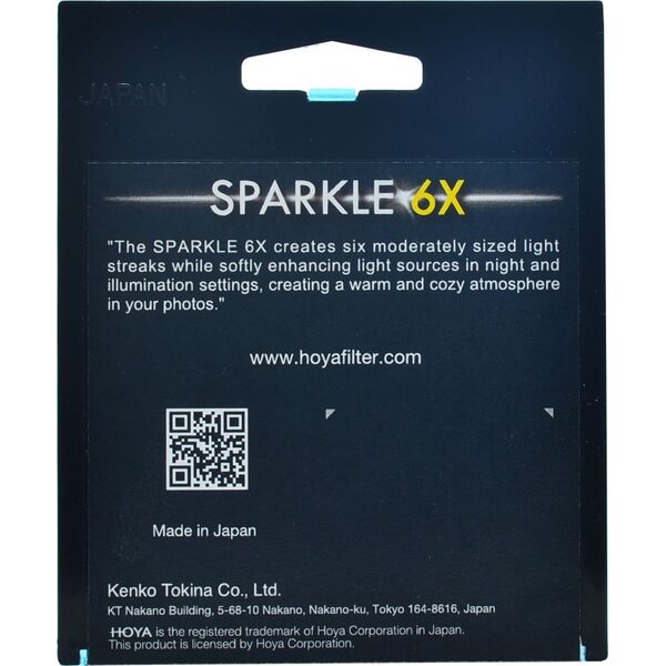 Hoya filter Sparkle 6x 72mm