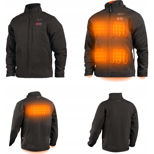 MILWAUKEE.HEATED JACKET M12HJBL5-0(XL) BLACK