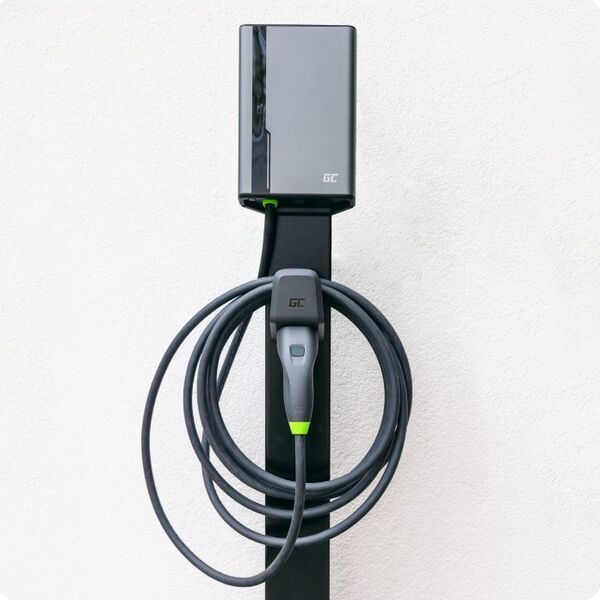 ŁADOWARKA EV Wallbox Green Cell HabuDen EVGC021B2250 22kW TYPE 2 5M GC App NFC BT Wi-Fi