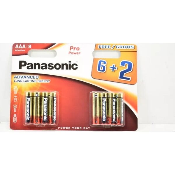 Panasonic Pro Power battery LR03PPG/8B (6+2)