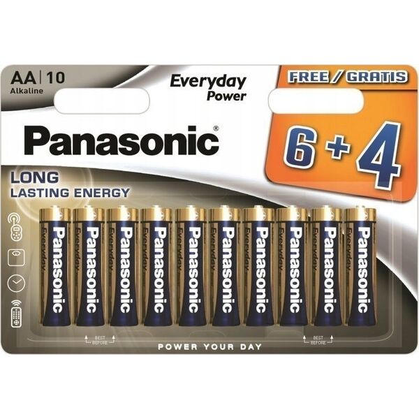 Panasonic Everyday Power battery LR6EPS/10BW (6+4)