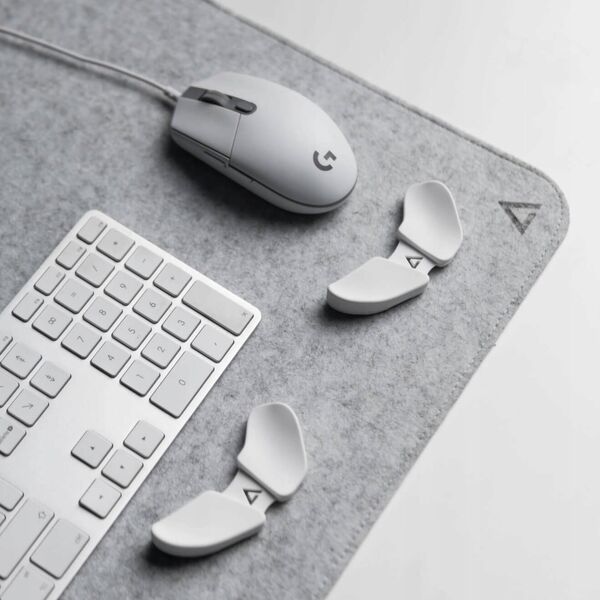 DELTAHUB Minimalistic Desk Mat S (630MM X 280MM, Šviesiai pilkas) Pelės Kilimėlis