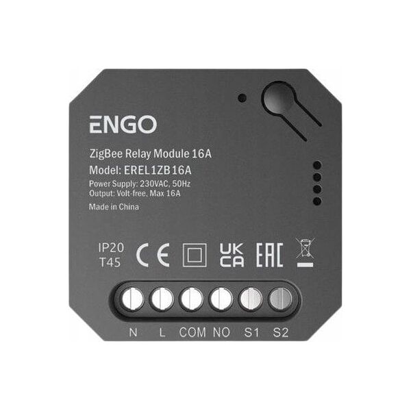 Engo przekaźnik załączający Smart Relay ZigBee 230-230V EREL-16ZB
