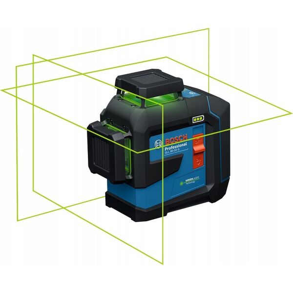 BOSCH.PLANE LASER GLL 80-33 G GREEN + HOLDER LB 10