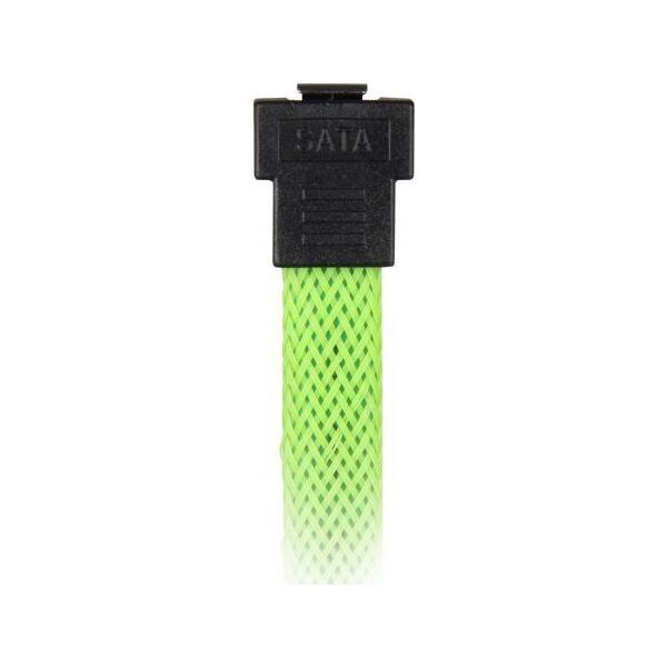 Sharkoon SATA - SATA, 0.3m, Zielony (4044951016471)