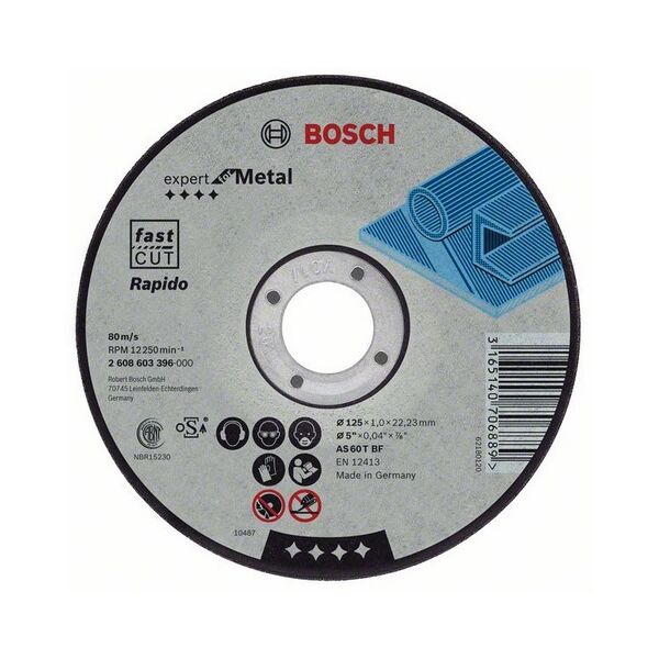 Bosch Tarcza tnąca prosta Expert for Metal 125x1,6x22,2mm (2.608.600.219)