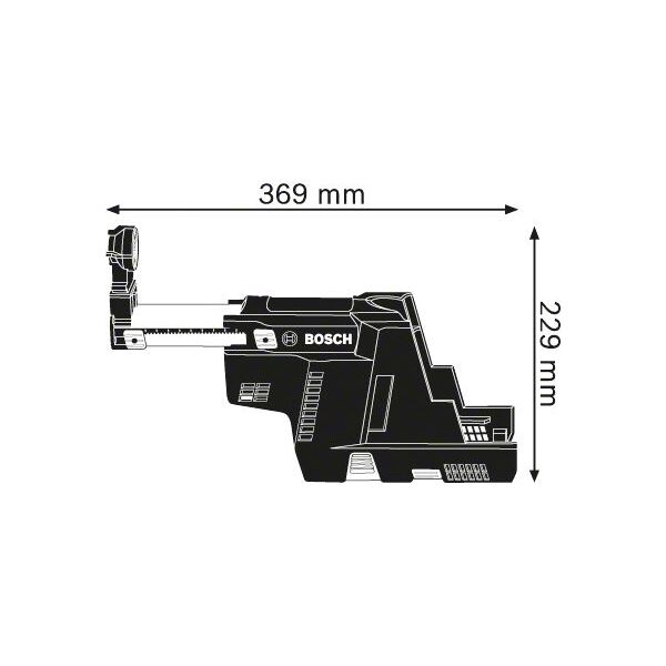 Bosch System odsysania pyłu z akumulatorowym napędem silnikowym GDE18V (1600A0051M)