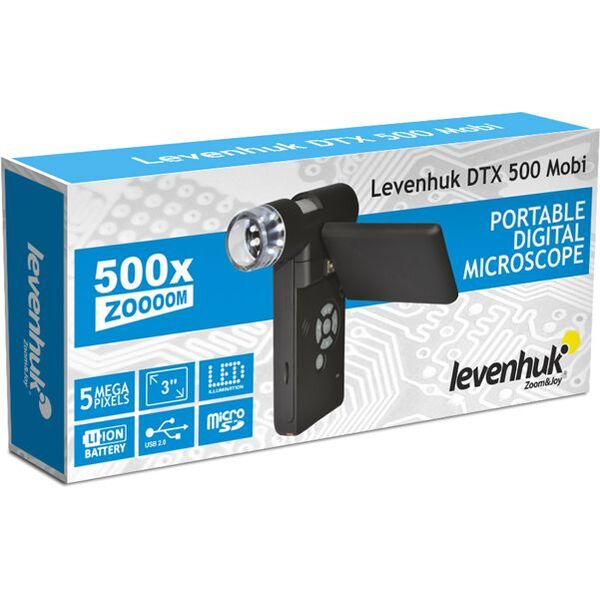 Mikroskop Levenhuk Mikroskop cyfrowy Levenhuk DTX 500 Mobi