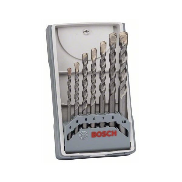 Wiertło Bosch do betonu walcowe 7 4 5 6 10 8mm zestaw (2607017082)