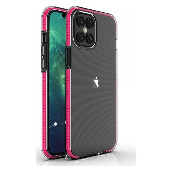 Hurtel Spring Case IPhone 12 Pro Max (6,7) dark pink