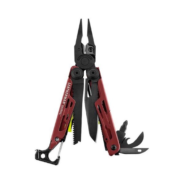 Leatherman Multitool Leatherman Signal Crimson - 19 narzędzi, dł. 114,3mm (832745)
