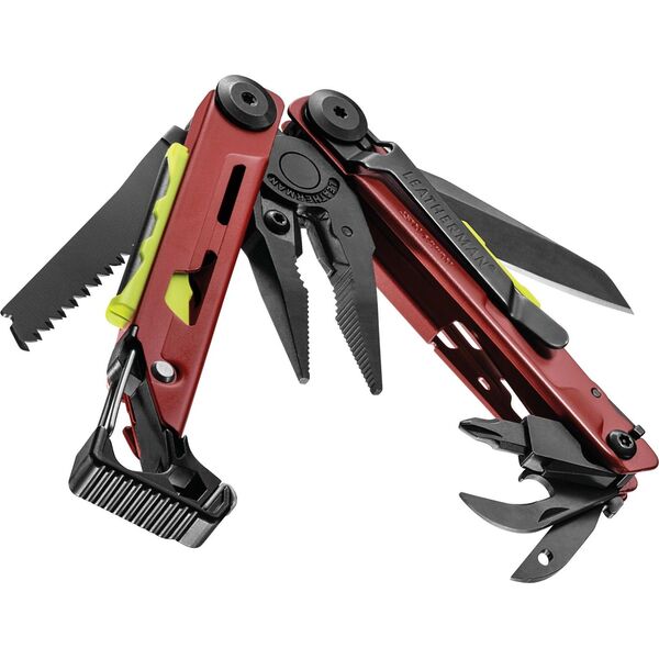 Leatherman Multitool Leatherman Signal Crimson - 19 narzędzi, dł. 114,3mm (832745)