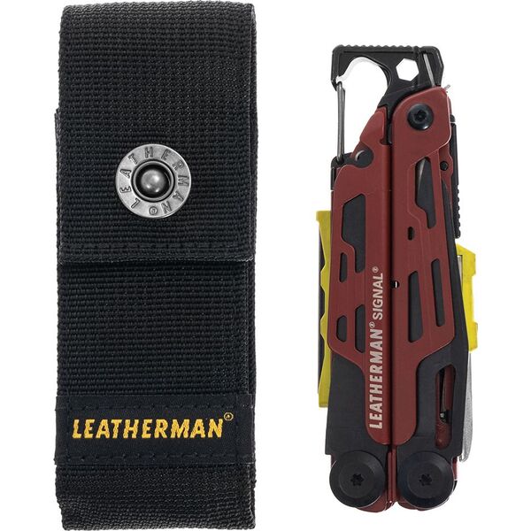 Leatherman Multitool Leatherman Signal Crimson - 19 narzędzi, dł. 114,3mm (832745)