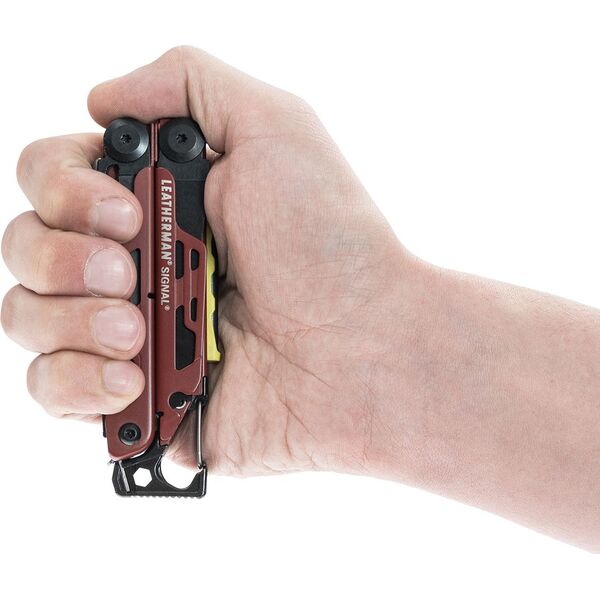 Leatherman Multitool Leatherman Signal Crimson - 19 narzędzi, dł. 114,3mm (832745)