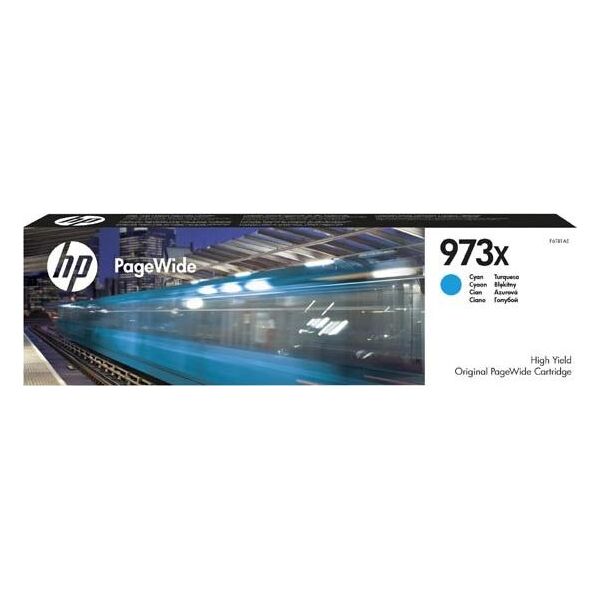 Tusz HP HP oryginalny ink / tusz F6T81AE, HP 973X, cyan, 7000s, 82ml, HP PageWide Pro 452, Pro 477 Zakupy bez rejestracji. Punkt odbioru Warszawa (Ochota)