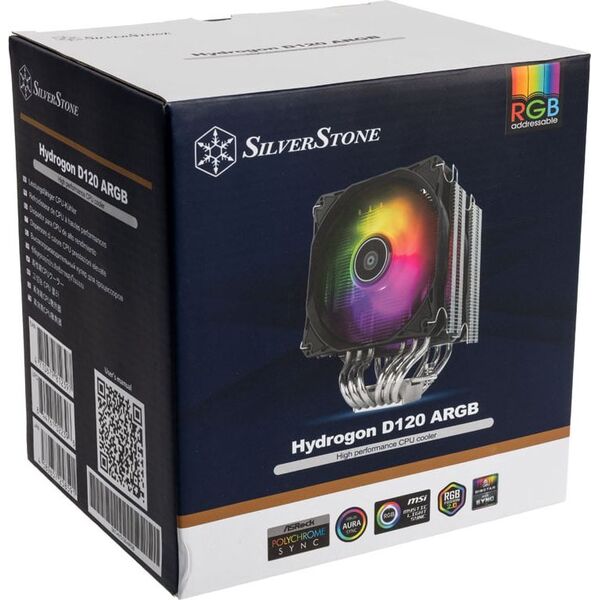 Chłodzenie CPU SilverStone Hydrogon D120 ARGB V2 (SST-HYD120-ARGB-V2)