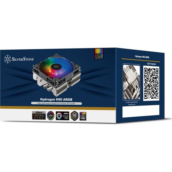 Chłodzenie CPU SilverStone Hydrogon H90 ARGB (SST-HYH90-ARGB)