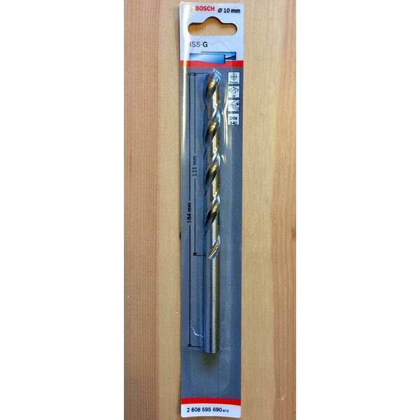 Wiertło Bosch Bosch metal drill HSS-G long, DIN 340, 10mm (working length 121mm)