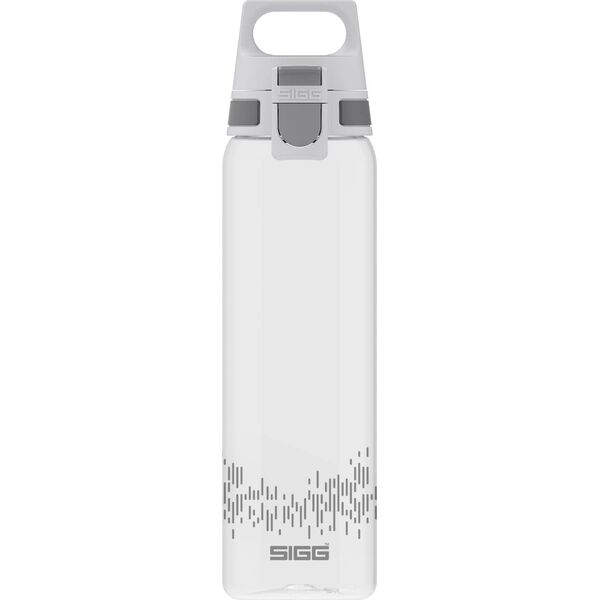 SIGG SIGG drinking bottle Total Clear One MyPlanet "Anthracite" 0.75L (transparent/grey, one-hand closure ONE)