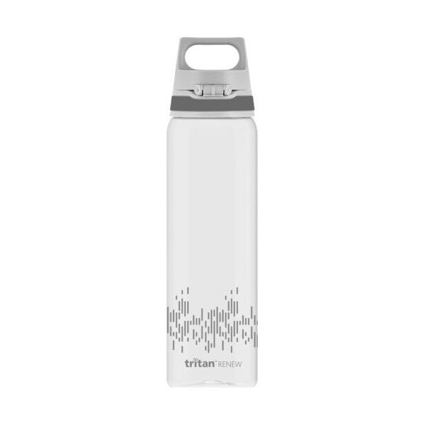 SIGG SIGG drinking bottle Total Clear One MyPlanet "Anthracite" 0.75L (transparent/grey, one-hand closure ONE)