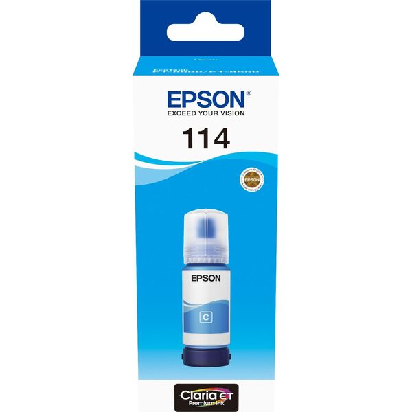Tusz Epson Epson Cyan Ink 114 EcoTank (C13T07B240)