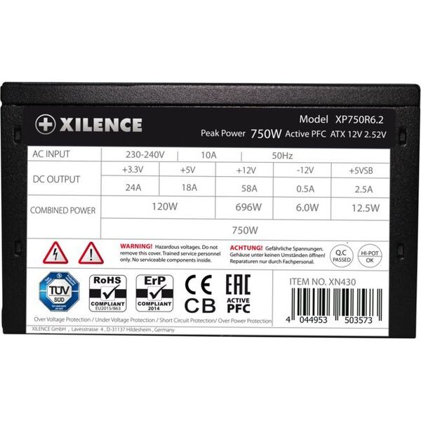 Zasilacz Xilence Performance C+ XP750R6.2 750W (XN430)