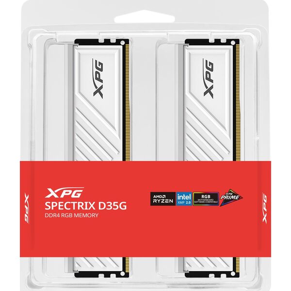 Pamięć ADATA XPG Spectrix D35G, DDR4, 16 GB, 3600MHz, CL18 (AX4U36008G18I-DTWHD35G)