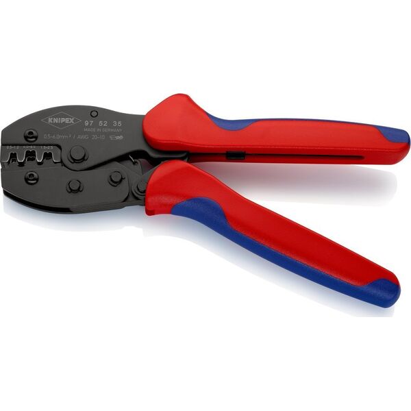 Knipex KNIPEX PreciForce crimping pliers 97 52 35 (red/blue, crimping 0.5 - 6.0mm2, F-crimp)