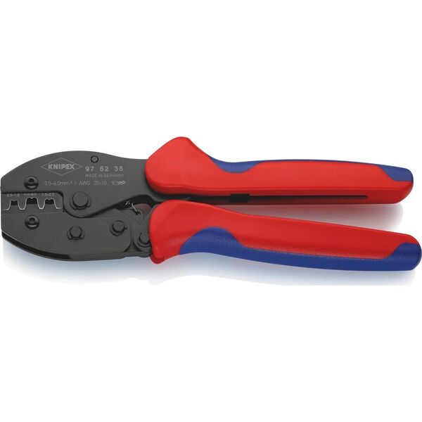 Knipex KNIPEX PreciForce crimping pliers 97 52 35 (red/blue, crimping 0.5 - 6.0mm2, F-crimp)
