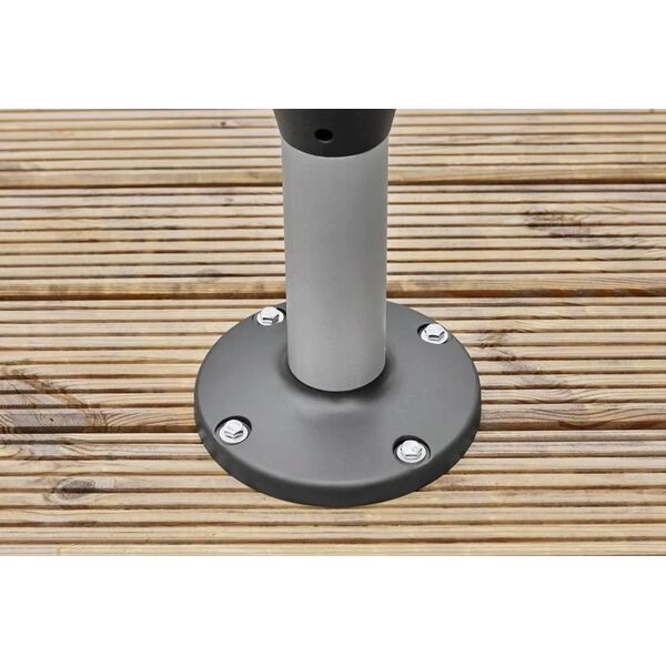Gardena GARDENA patio hose box RollUp M, 20 meters, hose reel (grey/white, incl. cleaning syringe)