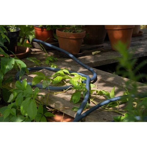 Gardena GARDENA textile hose Liano Xtreme 1/2, 15 meter set (dark grey/orange, model 2023, incl. cleaning syringe, 2 tap connectors)