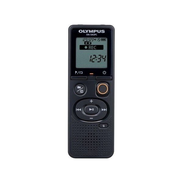 Olympus Olympus | Digital Voice Recorder (OM Branded) | VN-540PC | Black | Segment display 1.39' | WMA