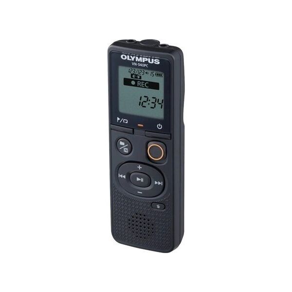 Olympus Olympus | Digital Voice Recorder (OM Branded) | VN-540PC | Black | Segment display 1.39' | WMA
