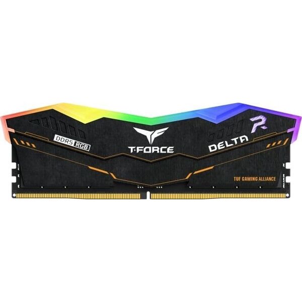 Pamięć TeamGroup T-Force Delta TUF Gaming Alliance RGB, DDR5, 32 GB, 5600MHz, CL36 (FF5D532G5600HC36BDC01)