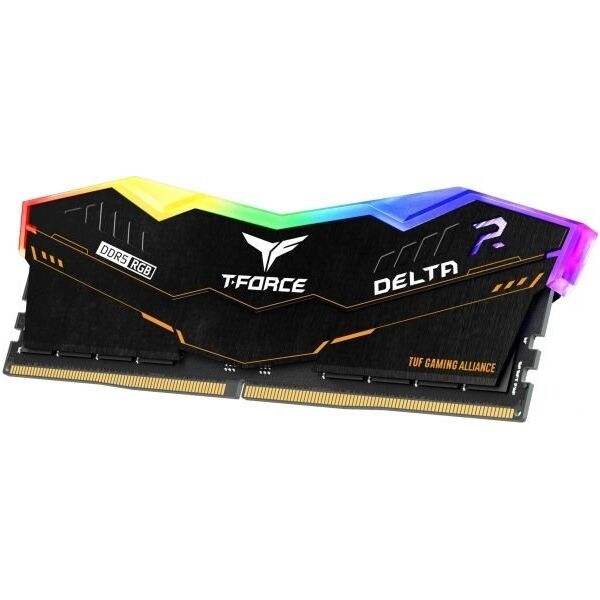 Pamięć TeamGroup T-Force Delta TUF Gaming Alliance RGB, DDR5, 32 GB, 5600MHz, CL36 (FF5D532G5600HC36BDC01)